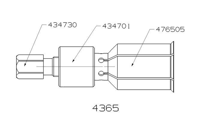 Pince Complète Pour Prise Intérieure Forza 65-76 Pince Complète Pour Prise Intérieure Forza 65-76